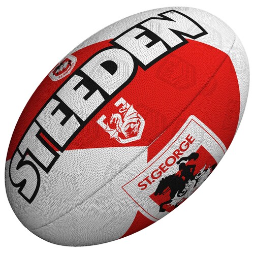 St George ILL Dragons NRL Steeden Rugby League Football Size 11 Inches!