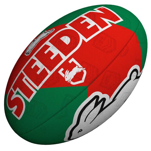South Sydney Rabbitohs NRL Steeden Rugby League Football Size 5!
