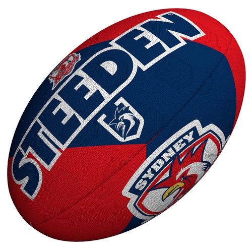 Sydney Roosters NRL Steeden Rugby League Football Size 11 Inches!
