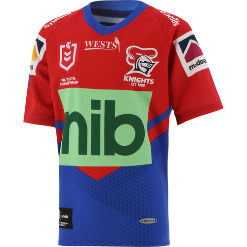 Newcastle Knights NRL 2022 O'Neills Home Jersey Kids Sizes 6-14! In Stock!