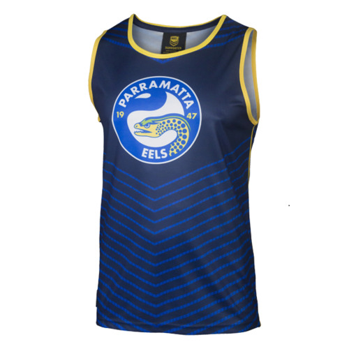 Parramatta Eels NRL Classic Sublimated Singlet Size S-5XL! S7