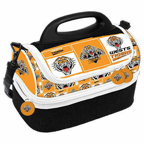 West Tigers NRL Insulated Lunch Print Dome Cooler Bag Lunch Box!