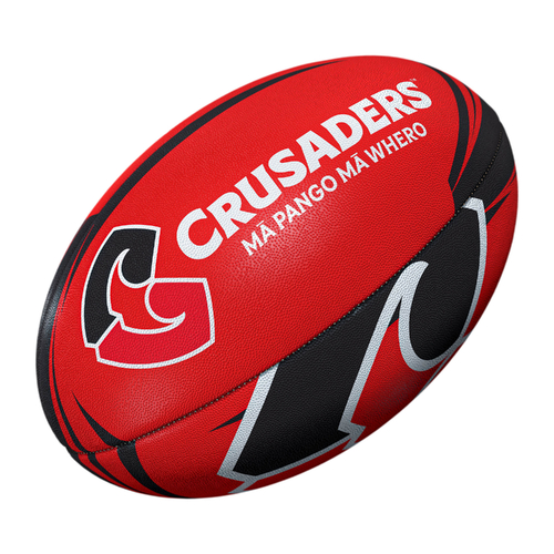 Canterbury Crusaders Super Rugby Team Ball Gilbert Football Size 5!