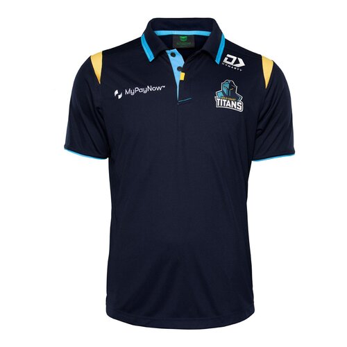 Gold Coast Titans NRL 2022 Dynasty Media Polo Shirt Sizes S-5XL! **PRE-SALE**