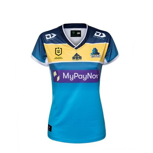 Gold Coast Titans 2022 NRL Dynasty Home Jersey Ladies Sizes 8-18! *SPECIAL ORDER*