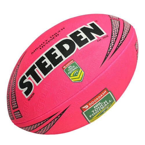 Official Touch Football Replica NRL Pink Steeden Size Senior!