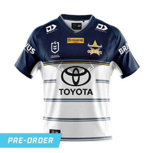 North Queensland Cowboys NRL 2022 Dynasty Away Jersey Sizes S-7XL! *PRE-SALE**
