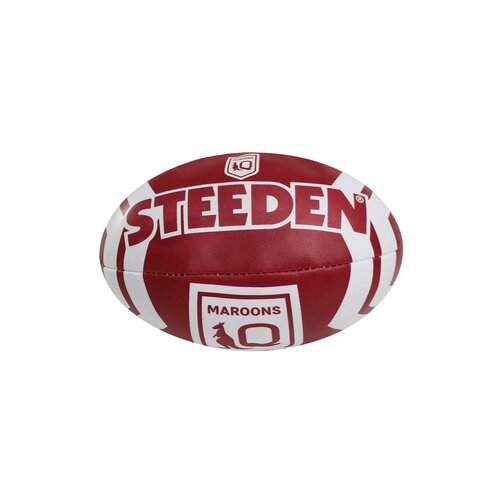 QLD Maroons State Of Origin Steeden Sponge Football Size 6 Inches! **NEW-LOGO**