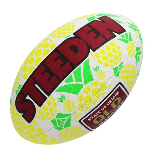 Queensland Maroons State Of Origin NRL Steeden Rugby League Fun Football Size 5!