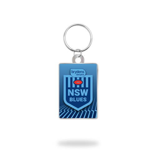 Official NRL Origin New South Wales NSW Blues Metal Keyring Keychain