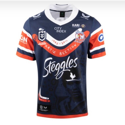 Sydney Roosters NRL 2023 Castore Indigenous Jersey Sizes S-7XL!