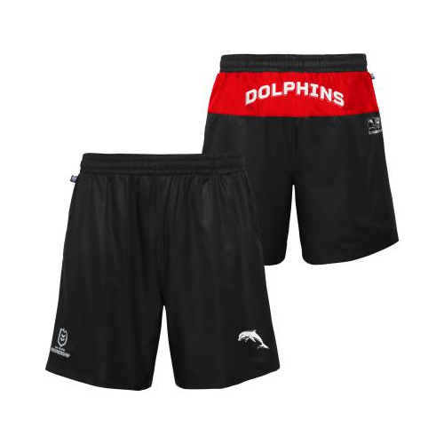 NRL Dolphins NRL 2023 Outerstuff Performance Shorts Size S-2XL!