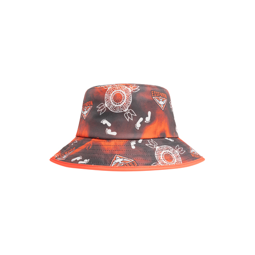 Essendon Bombers AFL Aussie Rules Indigenous Bucket Hat Cap!