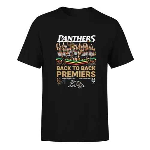 Penrith Panthers NRL 2022 Celebration Photo Premiers Shirt Size S-5XL! F*