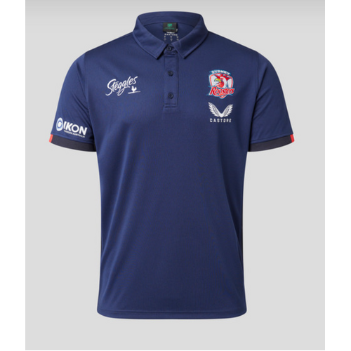 Sydney Roosters NRL 2023 Castore Media Polo Sizes Small & Medium!