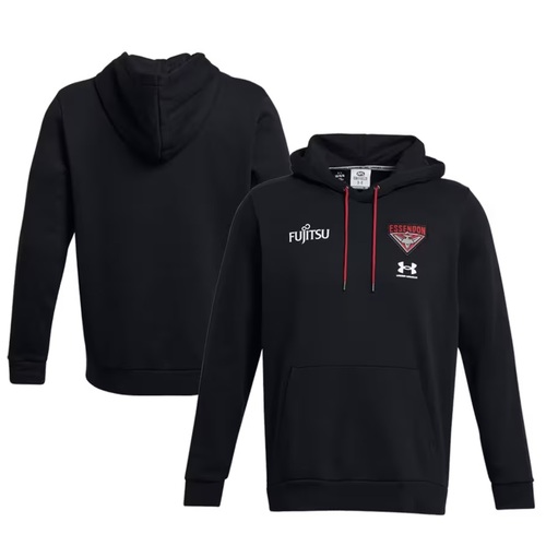 Essendon Bombers AFL 2024 Under Armour Essentials Hoody Hoodie Tall Sizes L-3XL!