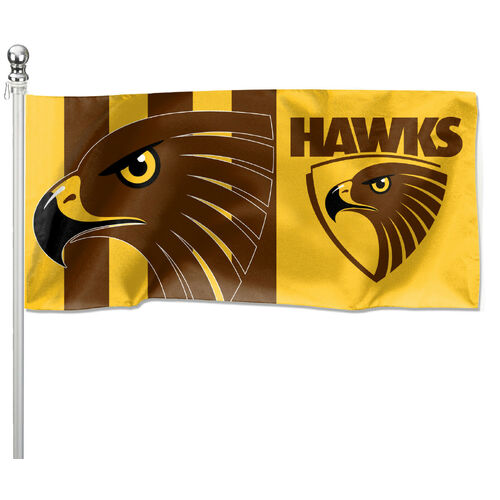 Hawthorn Hawks AFL Flag Pole Flag 180 x 90cm