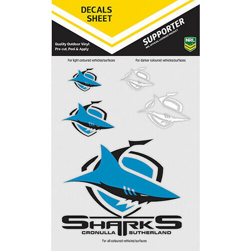 North Queensland Cowboys Official NRL iTag UV Car Bumper Decal Sticker Sheet (5 Pack)