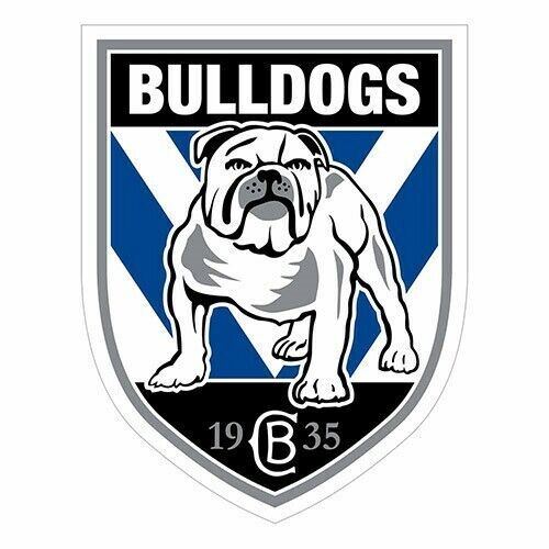 Official NRL Canterbury Bulldogs Large Team Logo Die Cut Decal Sticker