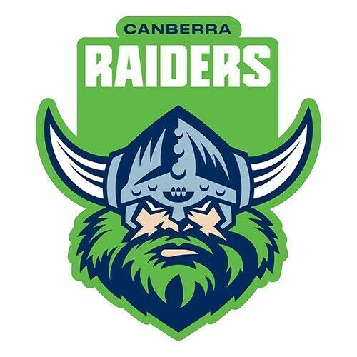 Official NRL Canberra Raiders Large Team Logo Die Cut Decal Sticker