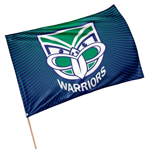 Official NRL New Zealand Warriors Green Game Day Flag 60 x 90 cm (NO STICK/POLE)