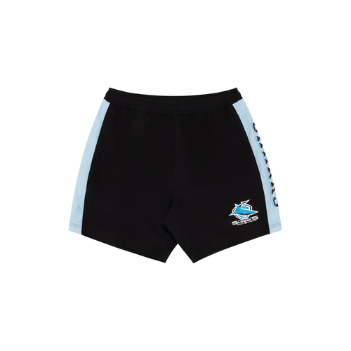 Cronulla Sharks NRL 2024 Performance Sport Shorts Size S-3XL!
