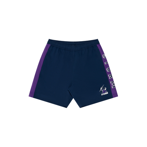 Melbourne Storm NRL 2024 Performance Sport Shorts Size S-3XL!