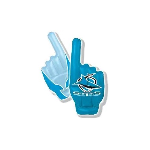 Cronulla Sharks NRL Inflatable Hand Finger Sign