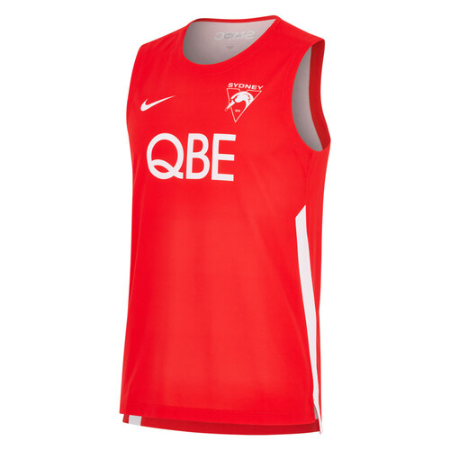 Sydney Swans AFL 2024 Players Training Singlet Sizes M-2XL!