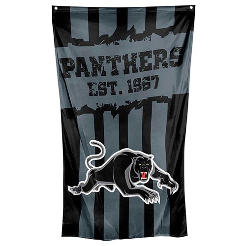Penrith Panthers NRL Cape Wall Flag 90 by 150cm (NO STICK/POLE)