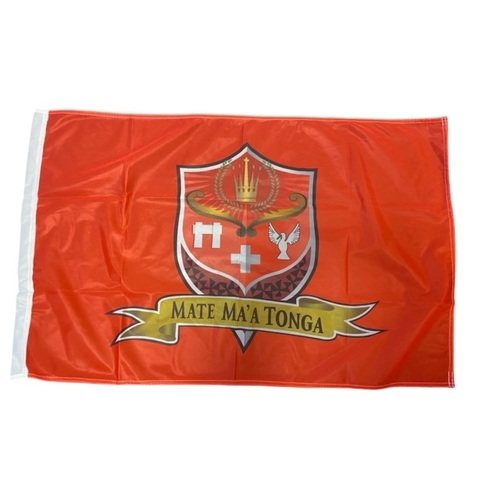 Tonga Rugby League Flag Mate Maá Tonga Flag 60cm x 90cm!