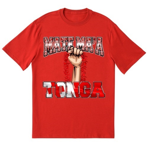 Tonga Rugby League Mate Maá Tonga RLWC Kids Shirt Kids Sizes 6-14!