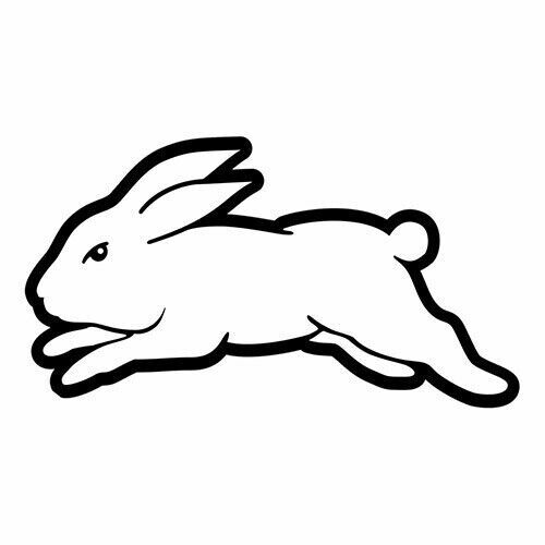 Official NRL South Sydney Rabbitohs Large Team Logo Die Cut Decal Sticker