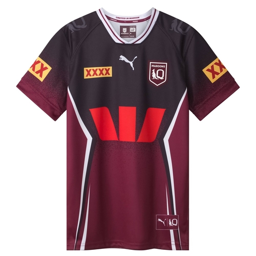 Queensland Maroons 2025 QRL Puma Players Training Jersey Sizes S-3XL!