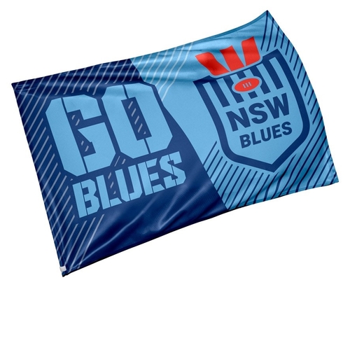 New South Wales NSW Blues Origin NRL Game Day Flag 60 x 90 cm (NO STICK) S5