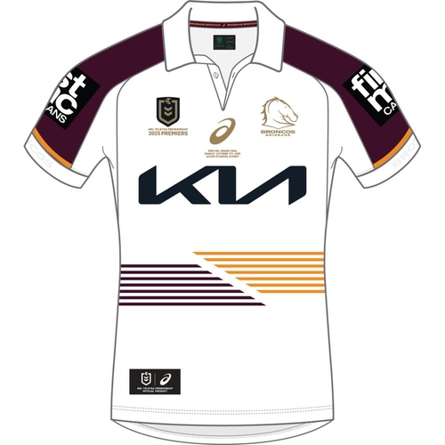 Brisbane Broncos NRL 2025 Asics Premiers Jersey Sizes S-5XL! Pre Sale