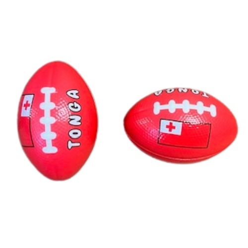 2 x Tonga Rugby League Mini Stress Balls Sponge Ball Approx 10cm! 2 pack!