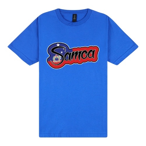 Toa Samoa Rugby League Samoa Wordmark Line Toddlers Shirt Sizes 2-6!