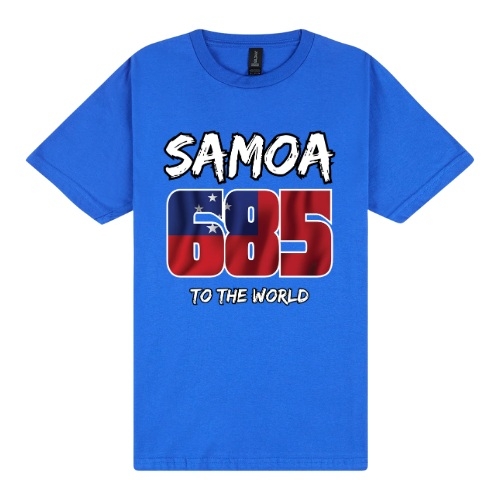 Toa Samoa Rugby League Samoa 685 To The World Shirt Sizes S-5XL!