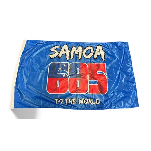 Toa Samoa Rugby League 685 To The World Flag Polyester Flag 90cm x 150cm