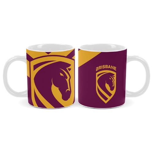Brisbane Broncos NRL Gift Team Logo Ceramic Coffee Cup Mug T6!