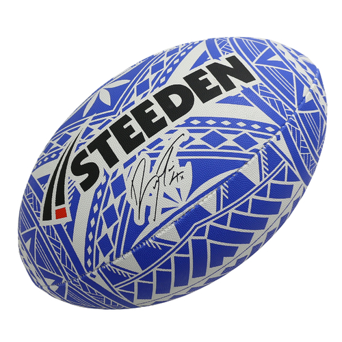 BRIAN TO’O SIGNATURE BALL Steeden Football Size 5! Toa Samoa