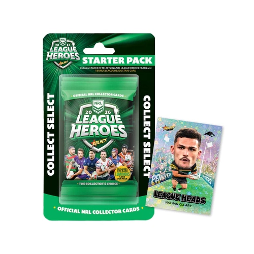 2026 NRL League Heroes Trading Cards Starter Pack