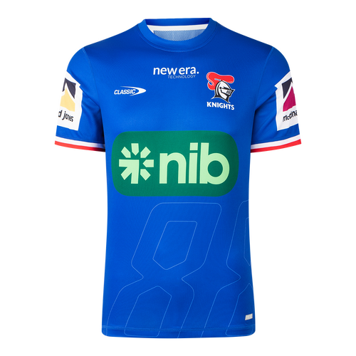 Newcastle Knights NRL 2026 Classic Training Royal Shirt Sizes XS-3XL!
