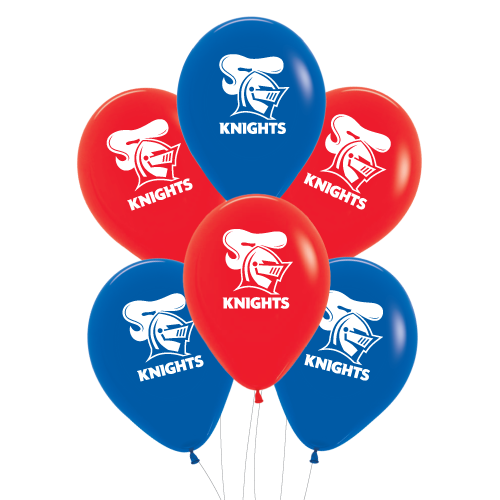 Newcastle Knights NRL Birthday Party Latex Helium Balloons (10 Pack)