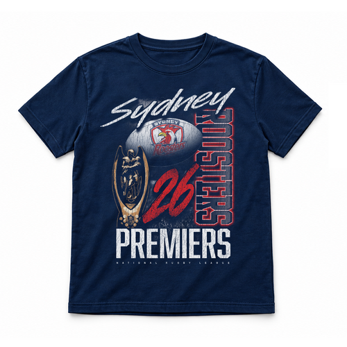 Sydney Roosters NRL 2026 Adidas Premiers Graphic Shirt Sizes S-3XL! PRE SALE