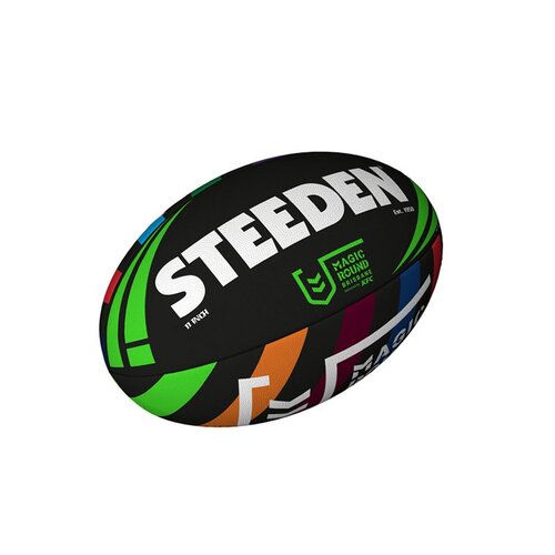 2020 Official Magic Round Replica NRL Steeden Rugby League Football Size 11 Inches!