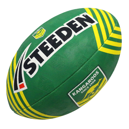 Australian Kangaroos NRL Steeden Rugby League Football Size 5 Inch!