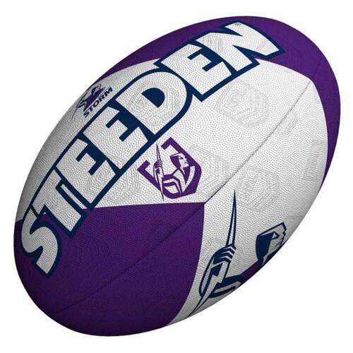 Melbourne Storm NRL Steeden 2021 Rugby League Football Size 11 Inches!