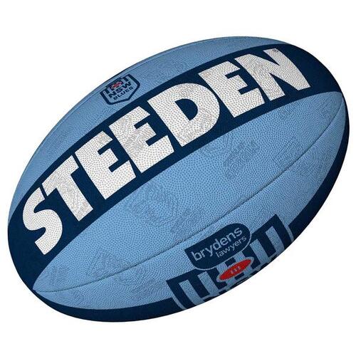 New South Wales Blues 2021 State Of Origin Steeden Football Size 11 Inches!